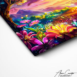 TABLEAU COLORÉ PAYSAGE Alessio Cacciatore