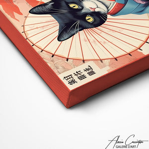TABLEAU CHAT JAPONAIS Alessio Cacciatore