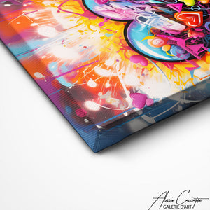 TABLEAU COEUR GRAFFITI Alessio Cacciatore