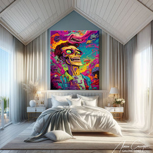 tableau art psychédélique