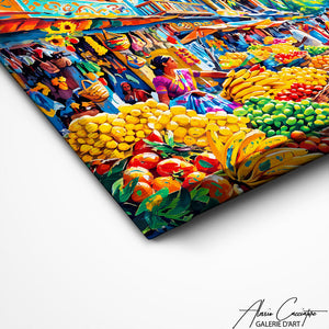 Art Mural Marché Africain