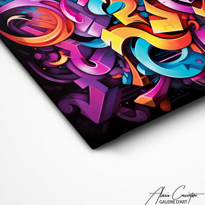 TABLEAU PEINTURE GRAFFITI Alessio Cacciatore
