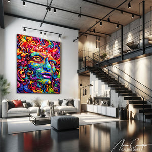 Tableau Art Psychédélique