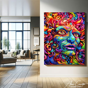 Tableau Deco Psychédélique