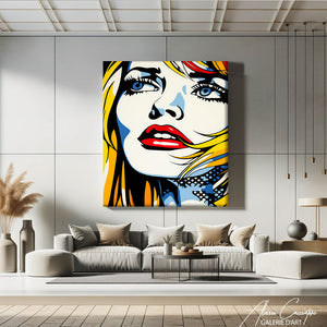 tableau coloré pop art