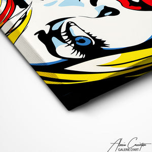TABLEAU POP ART FEMME Alessio Cacciatore