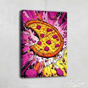 tableau décoration pizza