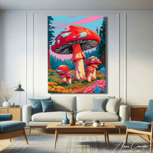Peinture Champignon
