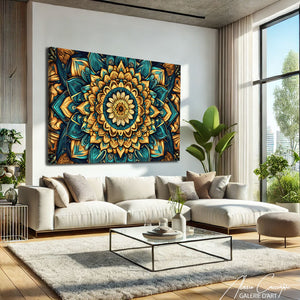 TABLEAU MANDALA CHAMBRE AlessioCacciatore