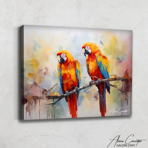 Tableau Paysage Oiseau