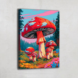 Toile Champignon