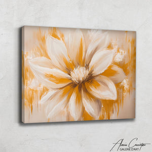 Tableau Peinture Fleur Abstrait