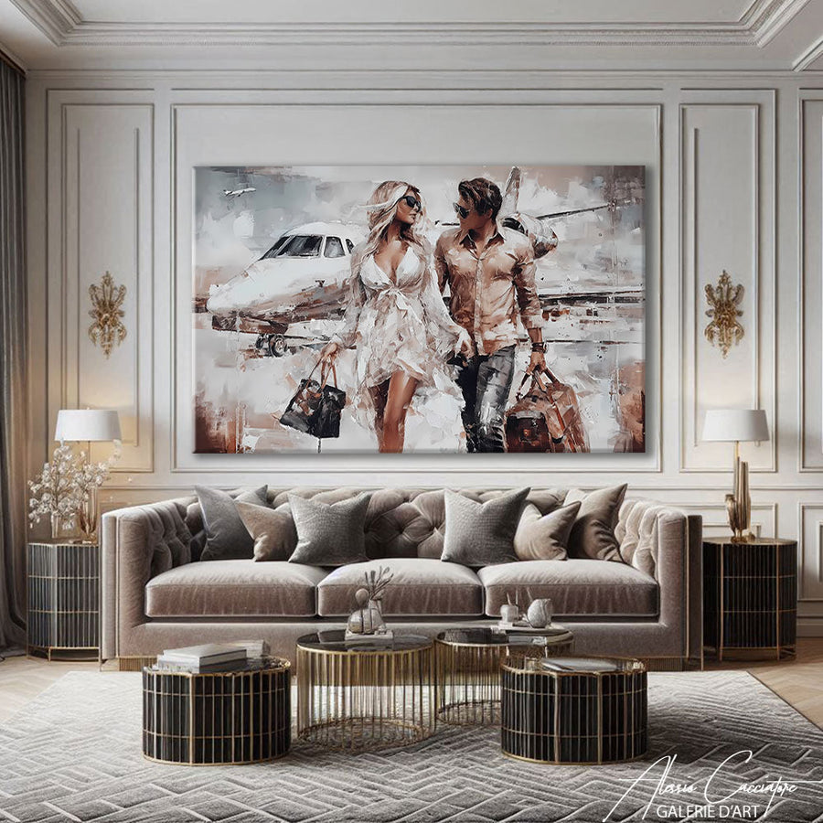 TABLEAU CHIC LUXUEUX AlessioCacciatore – mise en situation