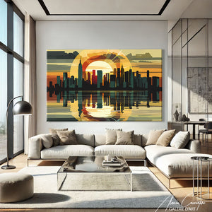 Peinture Toile Art Déco