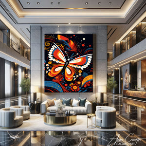 tableau motif papillon