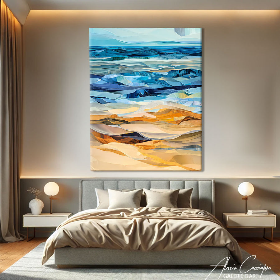 Tableau Avec La Mer – mise en situation