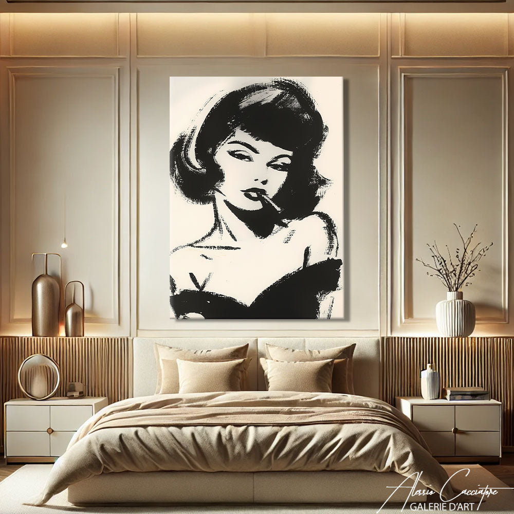 Tableau Femme Minimaliste