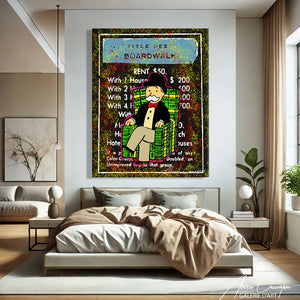 TABLEAU MONOPOLY COLORÉ