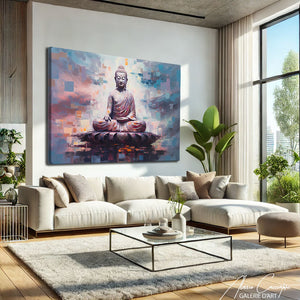 TABLEAU AQUARELLE BOUDDHA Alessio Cacciatore
