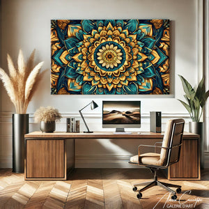 TABLEAU MANDALA CHAMBRE AlessioCacciatore