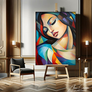 Peinture Cubisme Visage