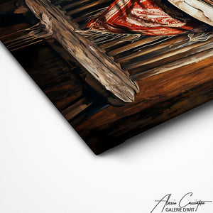 TABLEAU GÉANT WESTERN Alessio Cacciatore