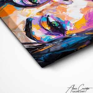 TABLEAU VISAGE FEMME ABSTRAIT Alessio Cacciatore