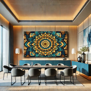 TABLEAU MANDALA CHAMBRE AlessioCacciatore