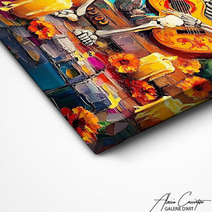 TABLEAU DESIGN TÊTE DE MORT AlessioCacciatore