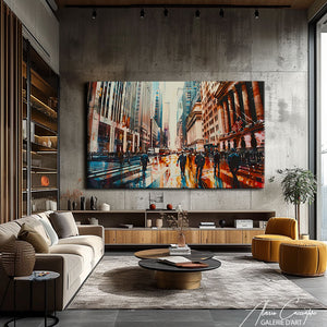 Tableau Time Square moderne