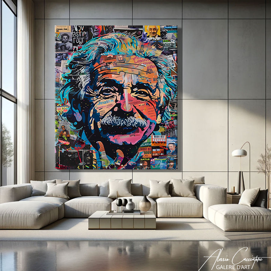 albert einstein poster – mise en situation