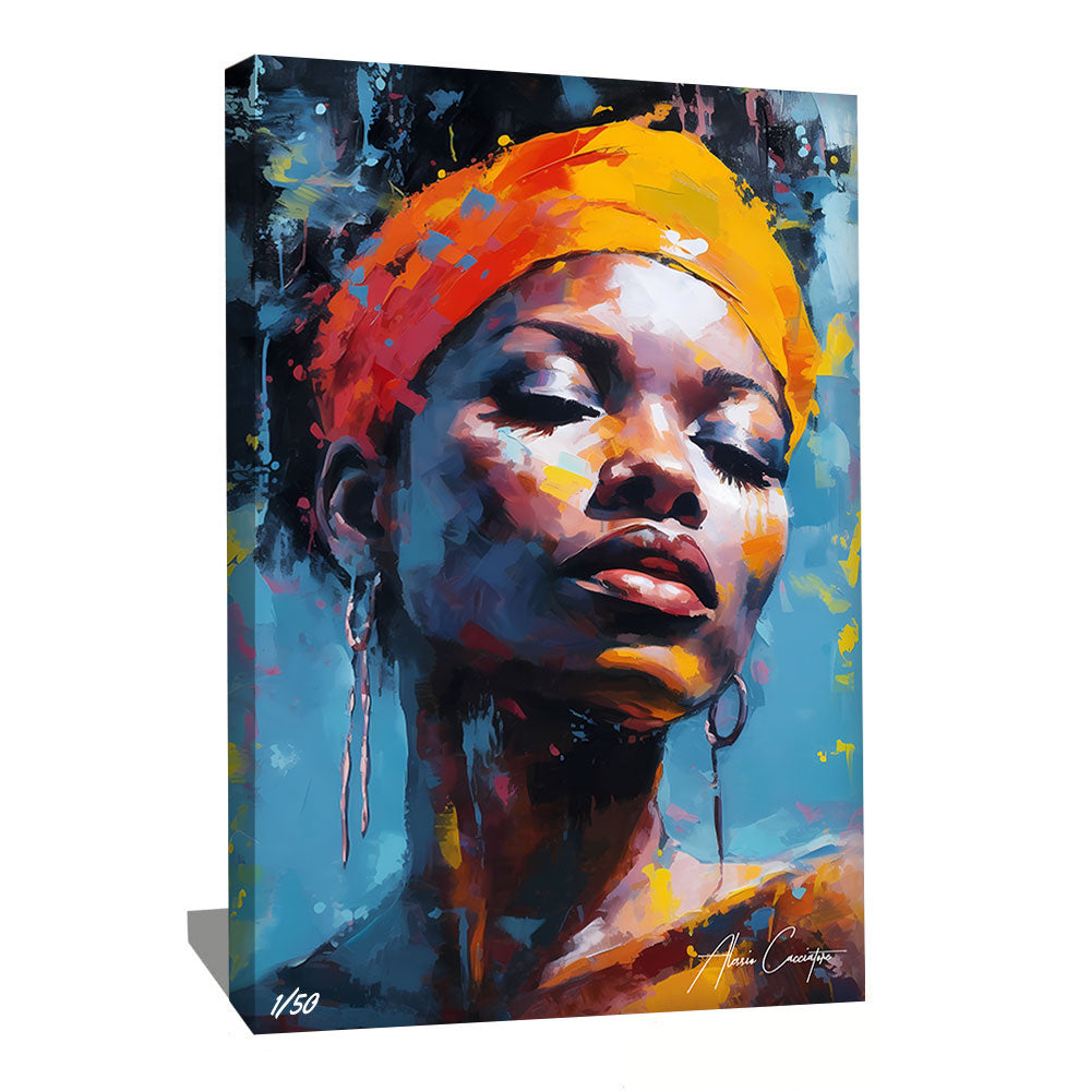 tableau femme africaine