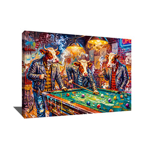 Tableau Vaches Colorees