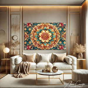 Toile mandala chambre