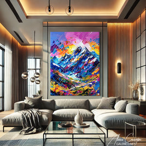 Tableau sur la Montagne