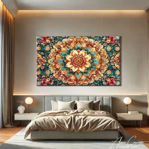 Mandala sur toile
