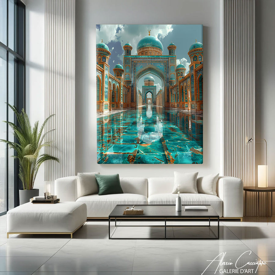 Tableau Toile Oriental
– mise en situation