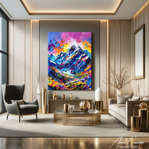 Tableau Montagne Dessin