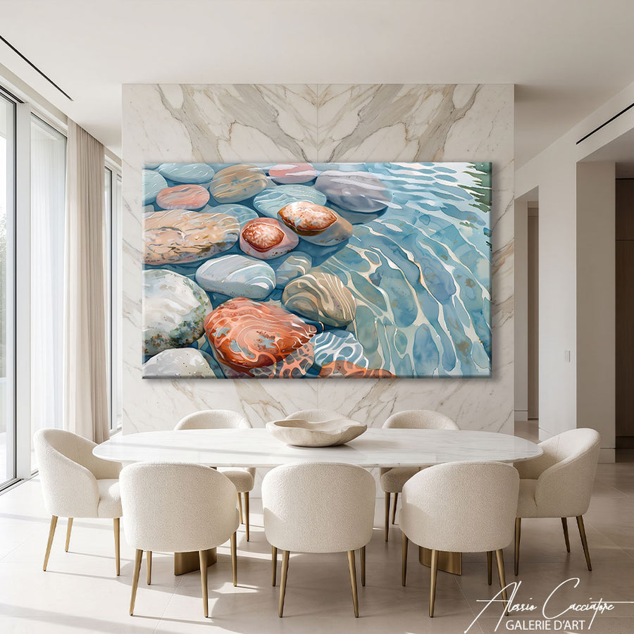 TABLEAU ZEN GALETS – mise en situation