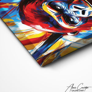TABLEAU GORILLE COULEUR AlessioCacciatore