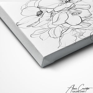 TABLEAU VISAGE MINIMALISTE Alessio Cacciatore