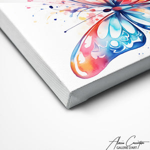 TABLEAU ABSTRAIT PAPILLON Alessio Cacciatore