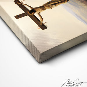 TABLEAU CHRIST EN CROIX Alessio Cacciatore