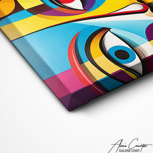 TABLEAU STYLE CUBISTE Alessio Cacciatore