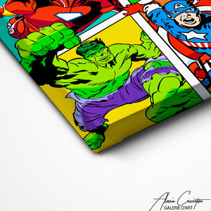 TABLEAU MARVEL CARTOON Alessio Cacciatore