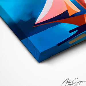 TABLEAU VOILIER COLORÉ AlessioCacciatore