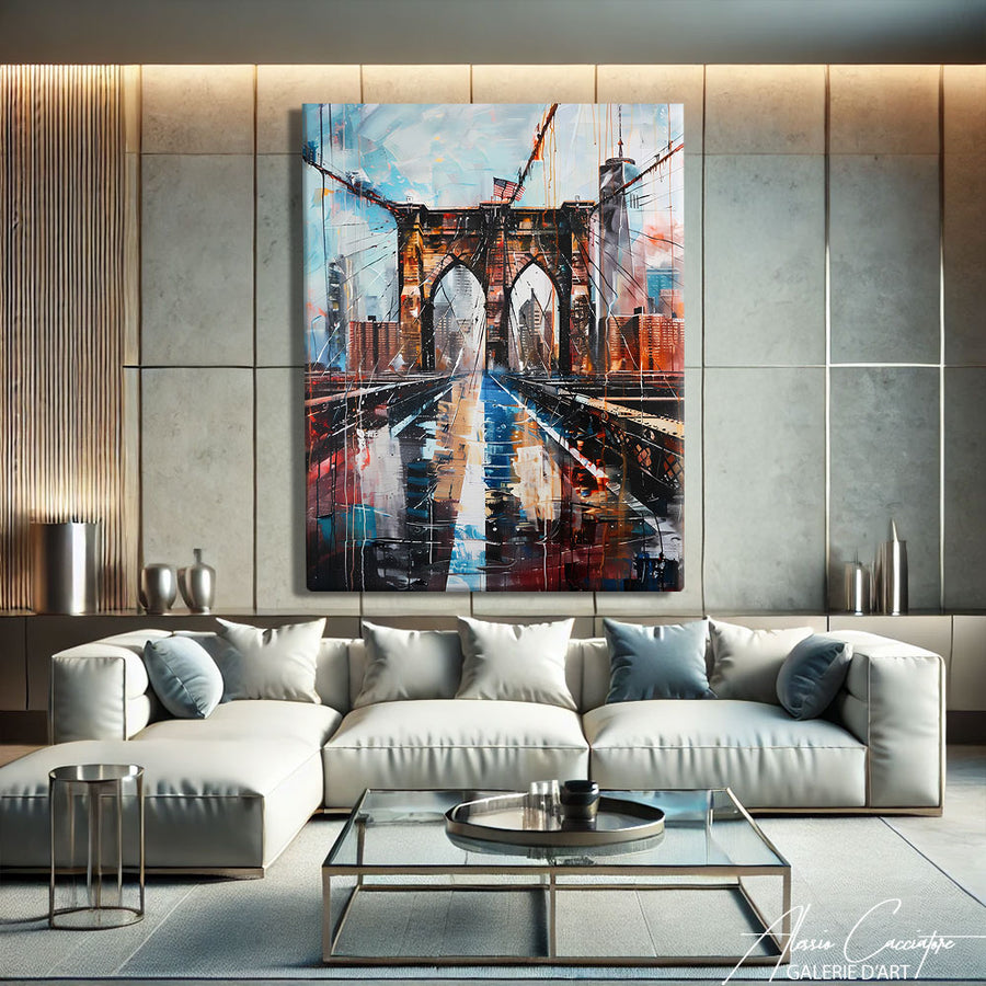 TABLEAU BROOKLYN BRIDGE
– mise en situation