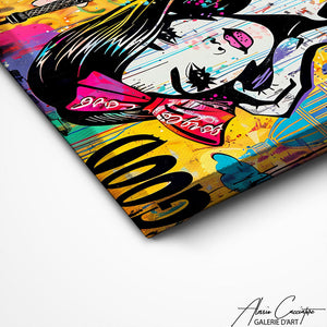 TABLEAU COLORÉ STREET ART Alessio Cacciatore