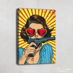 peinture pop art moderne