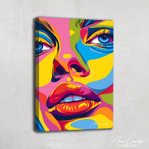 toile peinture pop art